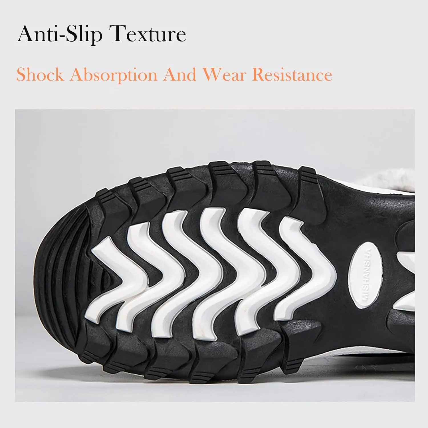 Snow Boots Women Winter Warm Fur Lined Snow Boots Cuffed Fur Collar Anti-Slip Mid Calf Boots Outdoor Insulated Waterproof Hiking Ankle Boots for Work Walking Hiking Outdoor